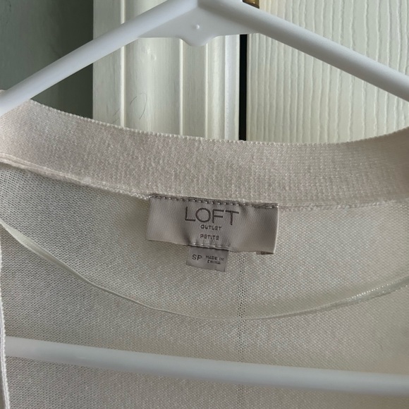 Cream Open-Front Sweater - Picture 3 of 4